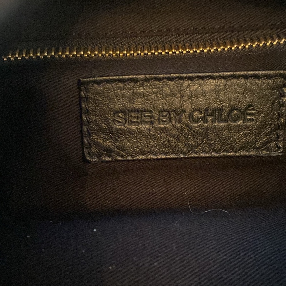 See By Chloe Black Shoulder Bag - Picture 7 of 12